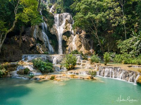 Luan Prabang Laos Tat Kuang Si Waterfall