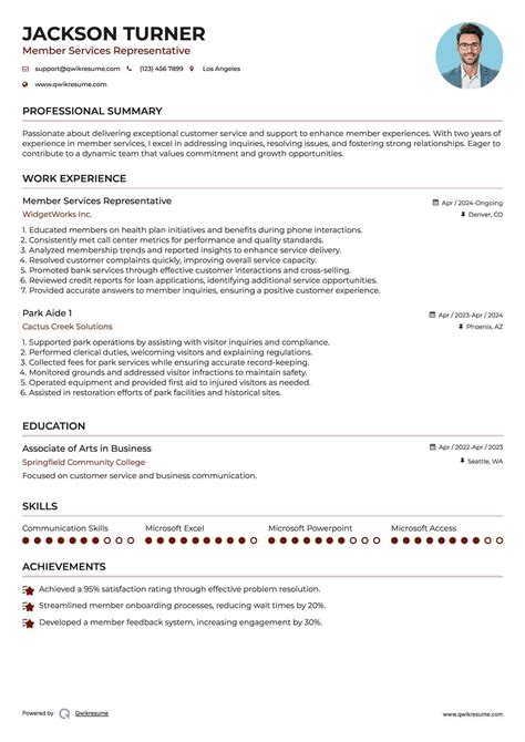 10+ Member Services Representative Resume Samples & Templates for 2025