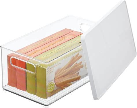 mDesign Plastic Pantry Storage Box Container with India | Ubuy