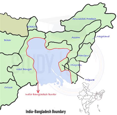 India and Bangladesh Border: Map, Disputed Regions and Challenges