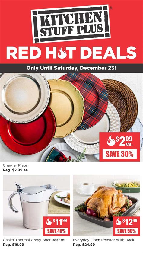 Kitchen Stuff Plus Red Hot Deals Flyer December 18 to 23