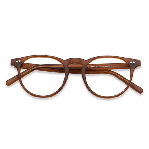 Buy Matte Brown Full Rim Round John Jacobs SG Essentials JJ E13365AF ...