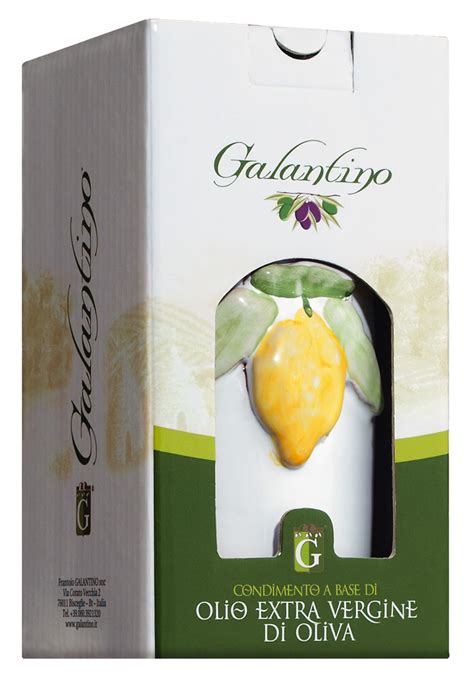 Olio al limone, orcio, extra virgin olive oil with lemon, jug ...