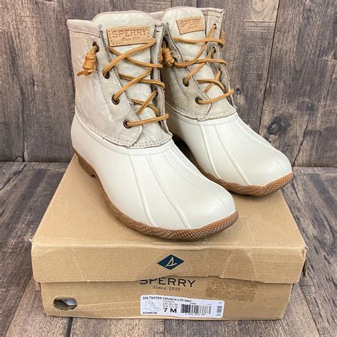 Womens White Sperry Duck Boots Clearance | bellvalefarms.com