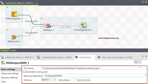 Image result for Talend How to Convert HashMap into JSON