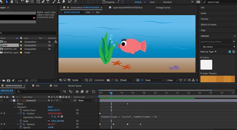 Fish Animation After Effects 的图像结果