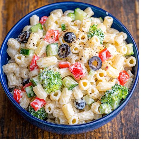 Irresistibly Creamy Mayo-Based Pasta Salad Recipe – The Best Classic ...