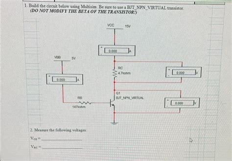 Image result for Design DC BJT Multisim