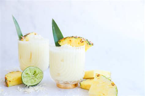 Pineapple Coconut Water Mocktail - Jihi Kitchen