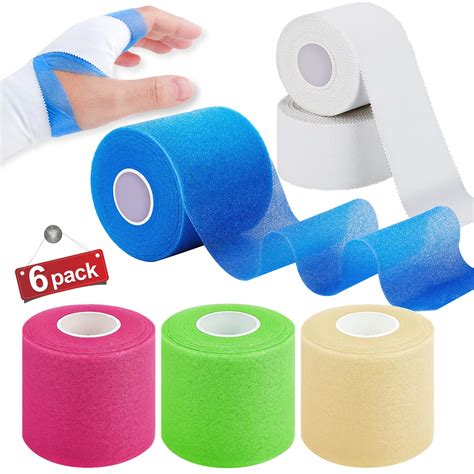 Amazon.com: Prewrap Athletic Tape Set-4 Rolls Foam Pre Wrap & 2 Rolls ...