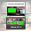 Virtual Studio Set 12 - News Production Background India | Ubuy