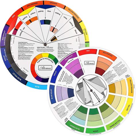 Pocket Color Wheel, Paint Mixing Learning Guide Art India | Ubuy