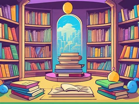 Image result for Library Book Animation