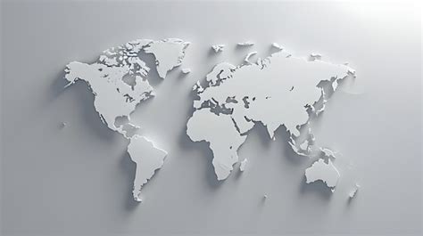 Clear Map of the World Just White Background 的图像结果