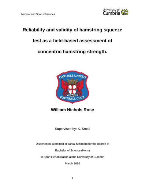 Image result for Test for Hamstring Strength