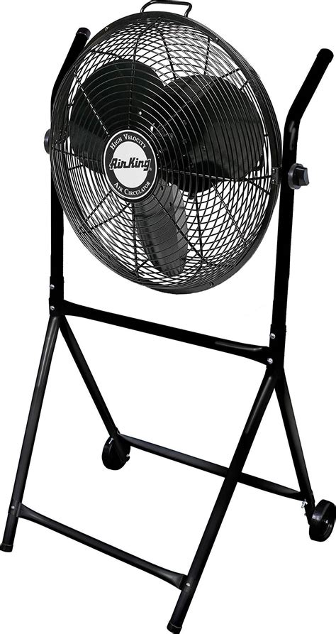 Made In USA Box Air King 12" Industrial Floor Fan - 3 Speed High Velocity (1360 CFM) Vevor Wall ...