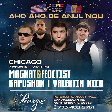 AHO AHO DE ANUL NOU, Petergof Banquet Hall, Northbrook, 7 January 2024 ...