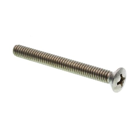 Prime-Line 9011456 Machine Screw, Oval Head Phillips, 1/4 in-20 X 2-1/2 ...