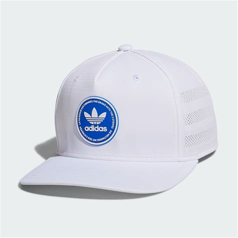 adidas OG Emblem Snapback Hat - White | Free Shipping with adiClub