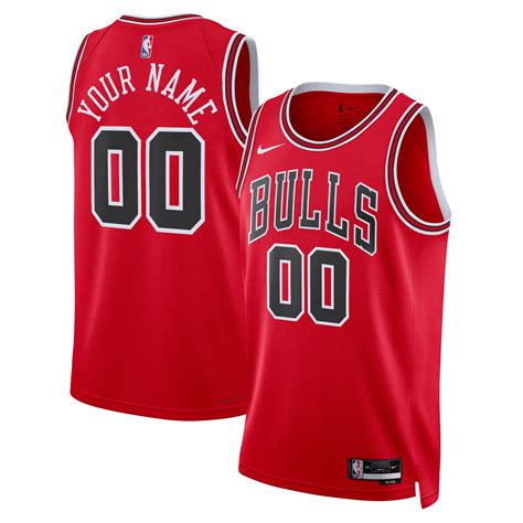 Chicago Bulls Nike Icon Swingman Jersey - Custom - Unisex