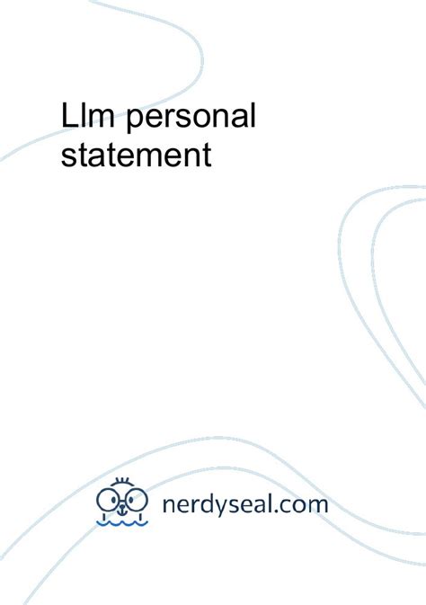 LLM Personal Statement Examples 的图像结果
