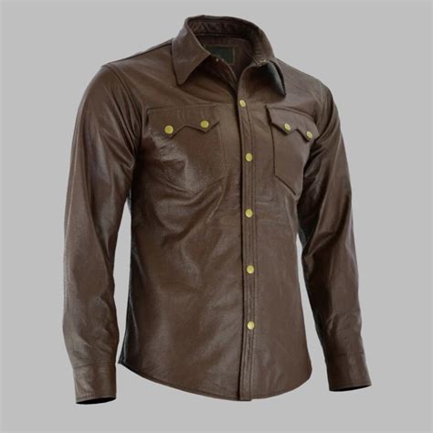Men Leather Shirts – TheBougees