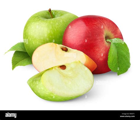Red apples bunch on Cut Out Stock Images & Pictures - Alamy