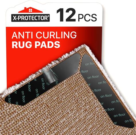 X-Protector Rug Grippers 12 pcs - New Anti Curling Rug Gripper - Ideal ...