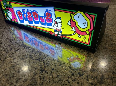Light Box Marquee for Arcade1up Simpsons & Dig Dug – The Arcade Game ...