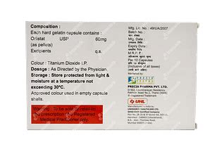 Orlip X 60 MG | Order Orlip X 60 MG Capsule Online at Truemeds