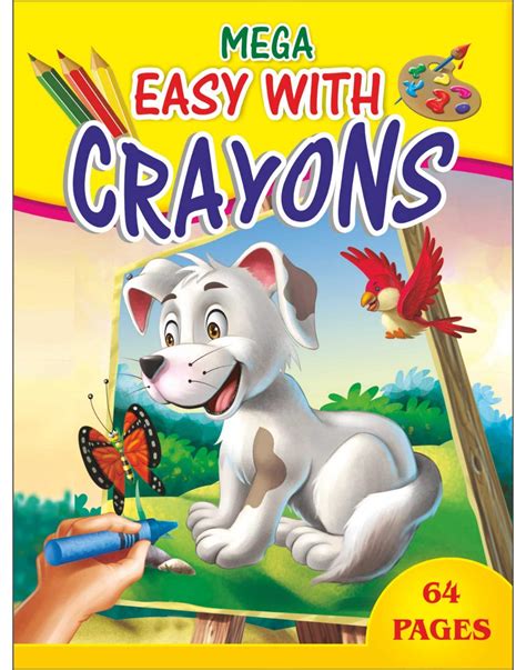 Mega Easy with Crayons - Colouring Book : Amazon.in: Books