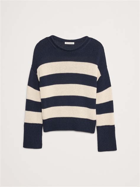 Cotton Roll-Neck Sweater | Banana Republic