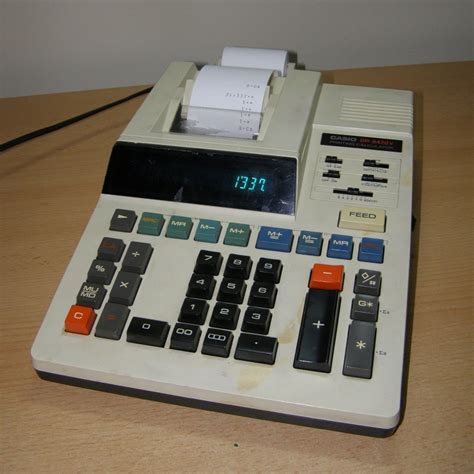 Vintage Printing Calculator DR-8420 V : r/casio