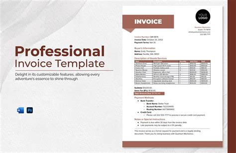 Invoice Templates 的图像结果