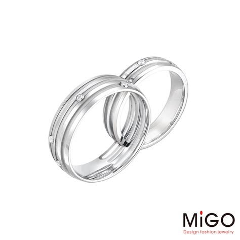 白鋼戒指，男士戒指 6mm俐落素面基本款，適合搭鏈子（0322）
