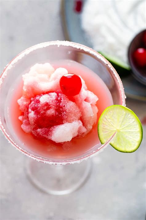 Frozen Cherry Limeade Margarita Recipe - The Cookie Rookie®