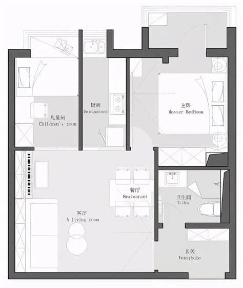 北京60㎡小户型装修，厨房改主卧，单身公寓秒变小两居_房产资讯_房天下