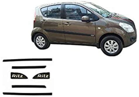 SCA Side Door Beading Door Protector for Maruti Suzuki Ritz Black Color ...