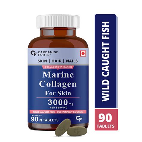 Carbamide Forte Hydrolyzed Marine Collagen, 90 Tablets | Peptides 3000