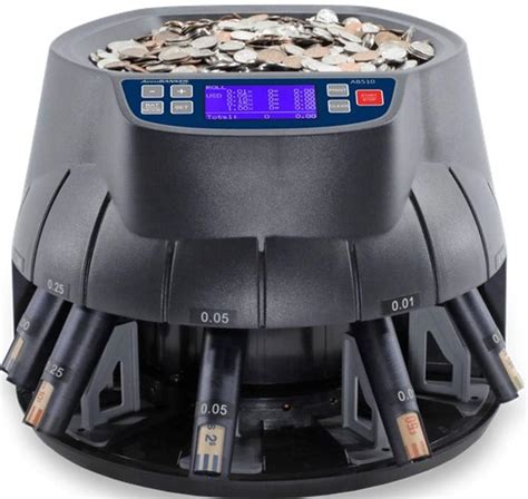AccuBANKER AB510 Professional USD Coin Counter, Coin Sorter Roller ...