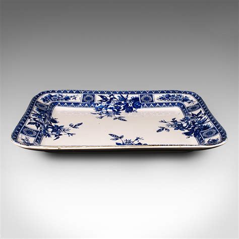 Large Antique Turkey Platter, English, Ceramic, Meat Serving Dish ...