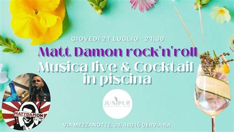 MattDamon rocknroll @ Juniper Cocktail Bar, Juniper Cocktail Bar ...