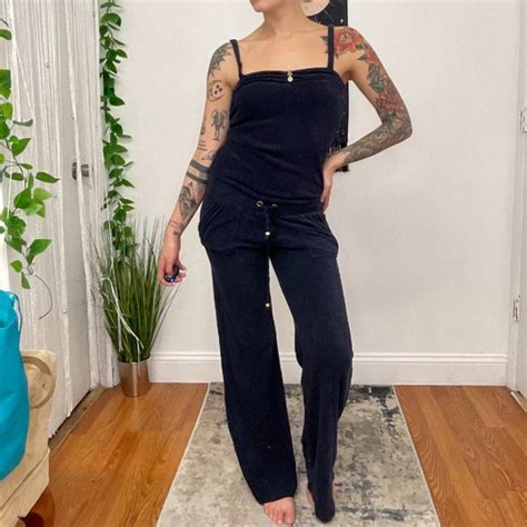 Juicy Couture White Terry Cloth Jumpsuit at Lisa Post blog