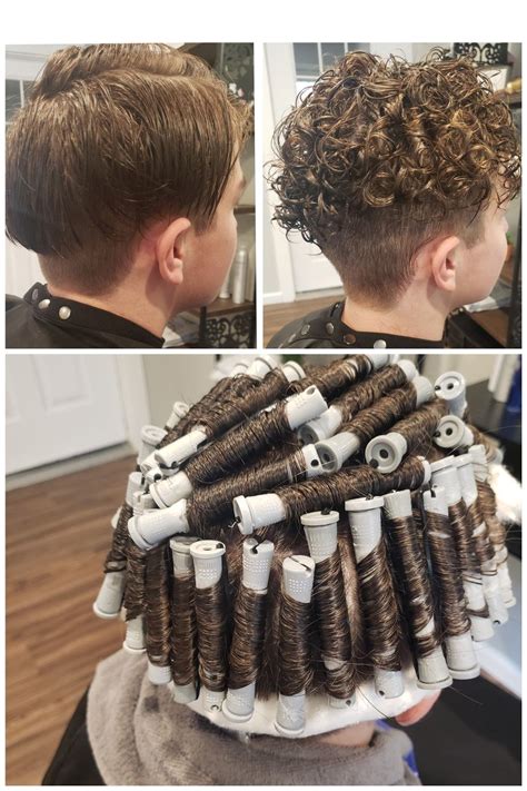 Mens Perm Transformation: Before and After