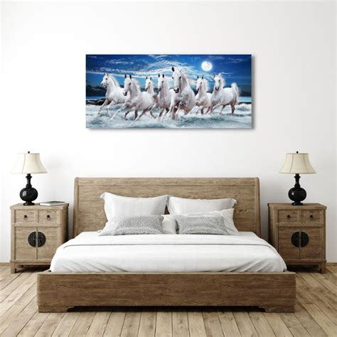 7 Horses Landscape Wall Art 1 – Myindianthings