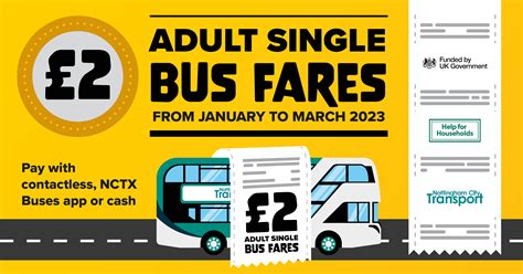 Maximum £2 Single Bus Fares on Nottingham City Transport Buses Begins ...