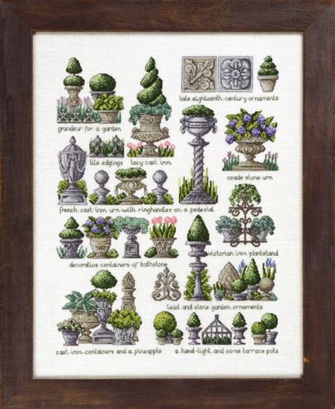 70-3435 Набор для вышивания "Садовые орнаменты (Garden ornaments ...
