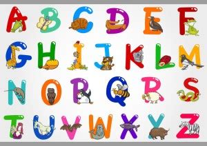 english alphabet with insect kids learning charts premium posters kids ...