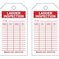 Brady Part: 86720 | Ladder Inspection Tags | BradyIndia.co.in