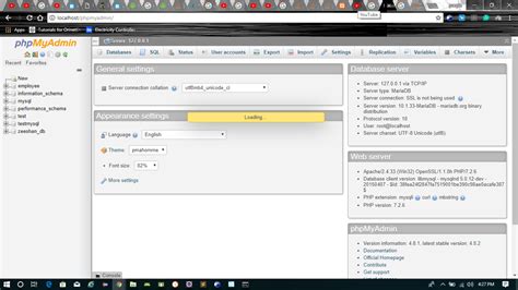 phpMyAdmin Not Loading 的图像结果